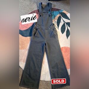 SOLD
Aerie Charcoal overalls. XS